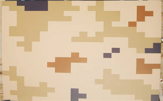 克拉玛依荒漠迷彩漆喷涂